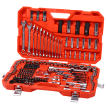 Набор инструментов 219 предметов слесарно-монтажный 1/2", 3/8,1/4" 6-ти гран.в кейсе JTC