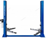 Подъемник двухстоечный 4 т, снятие со стопоров с одной колонны, 220 В, синий NORDBERG N4120BM-4B_220