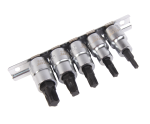 Набор головок для винтов MTS MORTORQ с насадкой 4-лучевых JTC