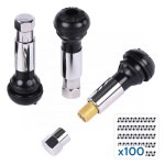 Вентиль для бескамерных шин хромированный, 100 шт. NORDBERG TR414C