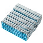 Грузики самоклеящиеся (12х5 г) Fe закругленные L=14 см, 50 лент NORDBERG W5FR3