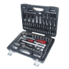 Набор головок торцевых,бит и бит-головок 1/4",1/2" 12-гранных 110 предметов в кейсе JTC