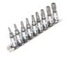 Набор бит-головок 1/4" TORX 5-ти гранных TS10H-TS50H 9 предметов JTC