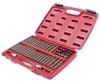 Набор бит 1/2" 3/8" HEX, TORX, SPLINE, RIBE 6-ти гранных 2 держателя 58 предметов в кейсе JTC