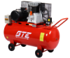Компрессор пневматический 220В 4.0кВт 8атм. 500л/мин. ресивер-200л поршн. ремен. одноступенчатый GTE